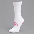 Grip Sock — White/Pink