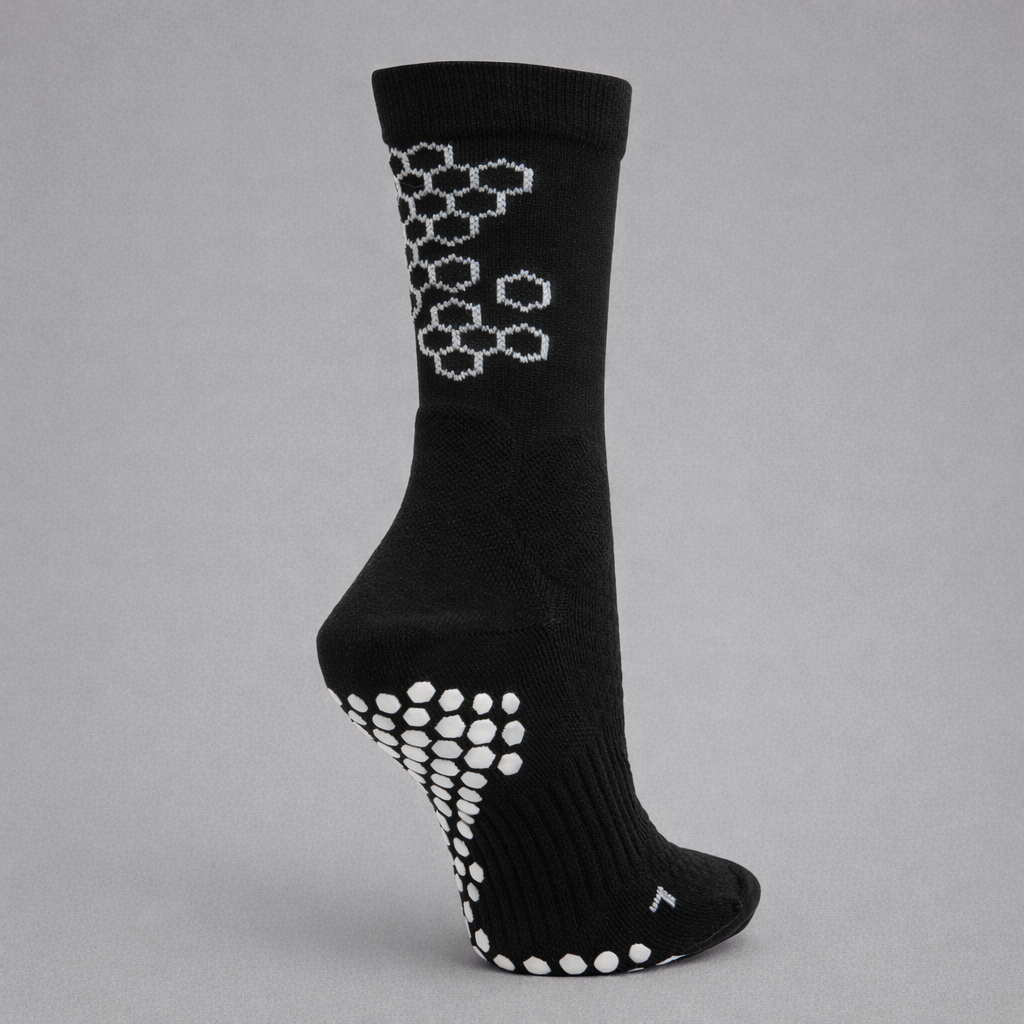 Grip Sock — Black/White