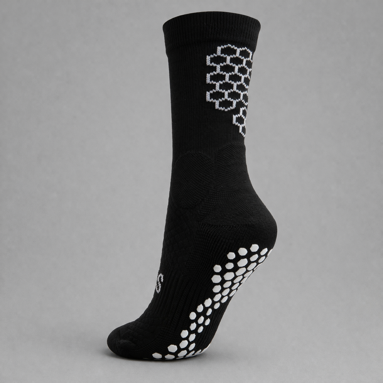 Grip Sock — Black/White