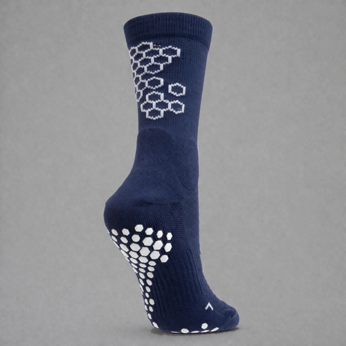 Grip Sock — Navy/White