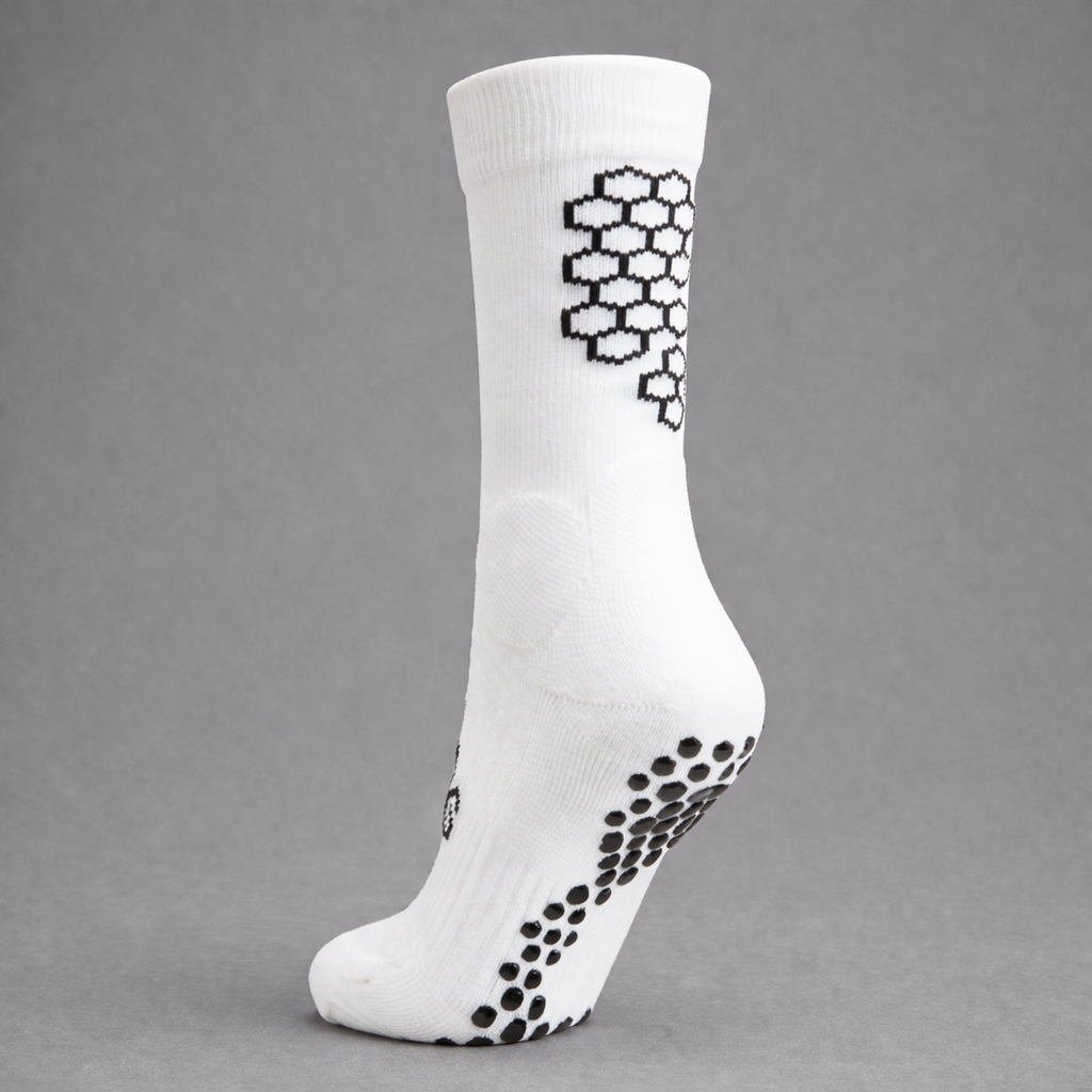 Grip Sock — White/Black