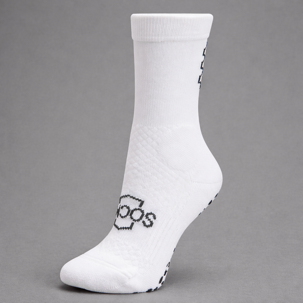 Grip Sock — White/Black