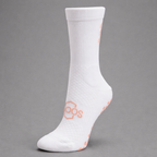 Grip Sock — White/Coral