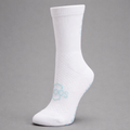 Grip Sock — White/Baby Blue
